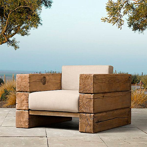 Outdoor armchairs