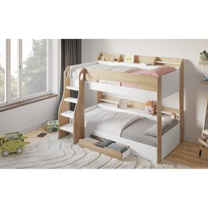 Flair Flick Bunk Bed With Shelves And Drawer -