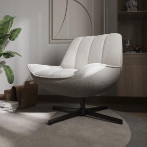 Flair Tivaro Swivel Boucle Accent Chair -