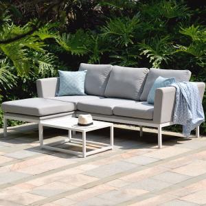 Maze Rattan Outdoor Fabric Pulse Chaise Sofa Set with Free…