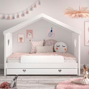 Vipack Amori Kids House Bed with Optional Trundle Drawer