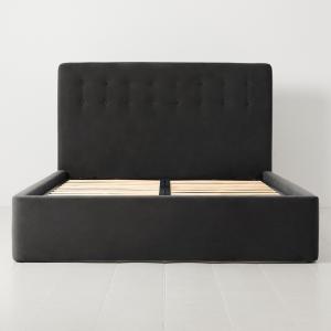 Swyft Bed 01 Charcoal Velvet Bed in a Box - Double