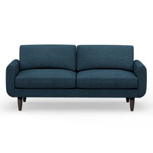 Hutch Rise Textured Weave 3 Seater Sofa with Round Arms -