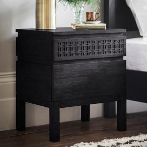 Beatnik Bedside Table with 2 Drawers -