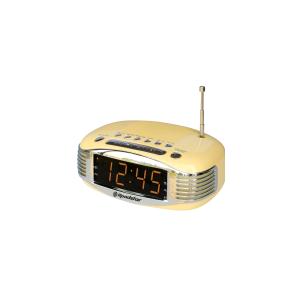 Roadstar Digital Clock Radio in Cream