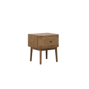 LPD Callie Smoked Bedside Cabinet