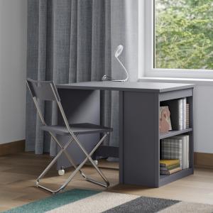 Flair Charlie Pull Out Desk Grey -