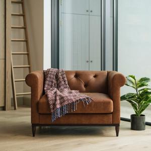 Swyft Sofa in a Box Model 09 Chesterfield Faux Leather Love…