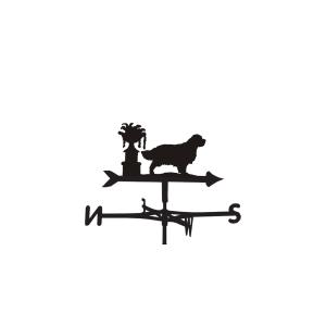 Weathervane in Clumber Spaniel Design - Large (Traditional)