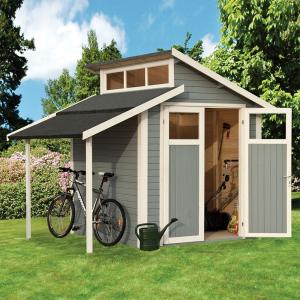 Rowlinson Paramount 7x10 Skylight Shed with Lean To -