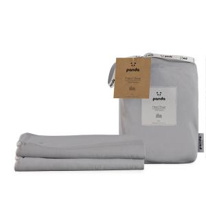 Panda London Bamboo Set of 2 Fitted Cot Sheets -