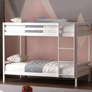 Grace Detachable Kids Solid Wood Bunk Bed with Optional Dra…