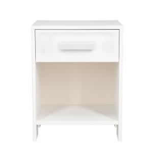 Cuckooland Clearance Dennis Bedside Table with Drawer in Wh…