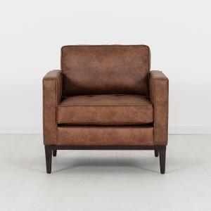 Swyft Armchair in a Box Model 02 Faux Leather Armchair