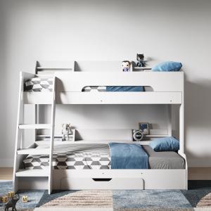 Flair Flick Triple Bunk Bed White