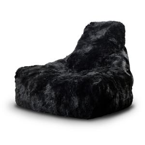 Extreme Lounging Mighty B Sheepskin Fur Indoor Bean Bag in…