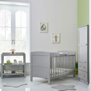 Obaby Grace Cot Bed 3 Piece Nursery Furniture Set -