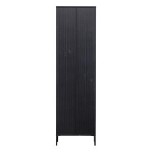 Woood Gravure Tall Cabinet with Drawer -