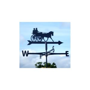 Horse & Carriage Weathervane - Large (Traditional)