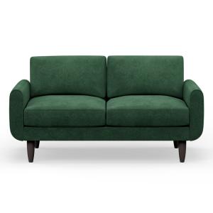 Hutch Rise Velvet 2 Seater Sofa with Round Arms -
