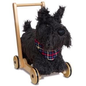 Little Bird Told Me Scottie Dog Push Along Kids Toy