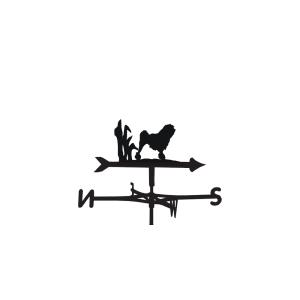 Weathervane in Lowchen Design - Large (Traditional)
