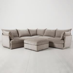 Swyft Sofa in a Box Model 06 Modular Royal Velvet Corner So…