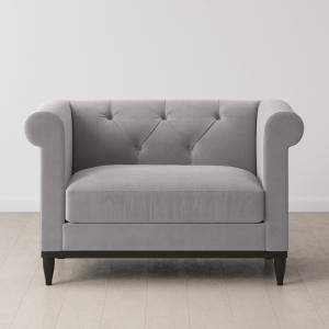 Swyft Sofa in a Box Model 09 Chesterfield Velvet Love Seat -