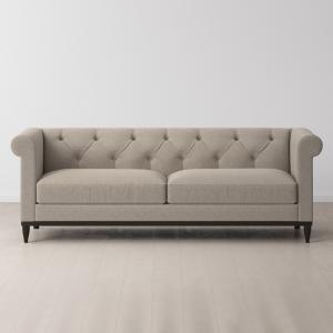 Swyft Sofa in a Box Model 09 Chesterfield Linen 3 Seater So…
