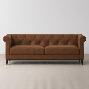 Swyft Sofa in a Box Model 09 Chesterfield Faux Leather 3 Se…