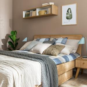 Vox Nature Bed with Solid Headboard - Double