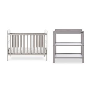 Obaby Grace Mini Cot Bed 2 Piece Nursery Furniture Set -