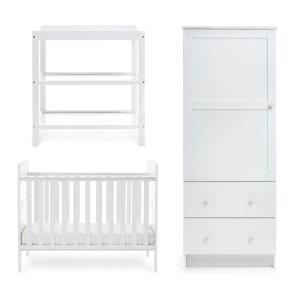 Obaby Grace Mini Cot Bed 3 Piece Nursery Furniture Set -