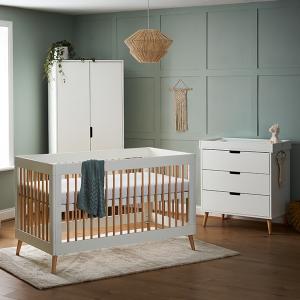 Obaby Maya Cot Bed 3 Piece Nursery Furniture Set -