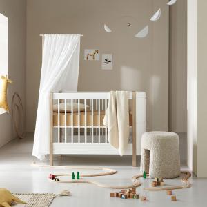 Oliver Furniture Wood Mini  4 in 1 Cot Bed -
