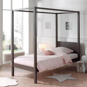 Vipack Pino Four Poster Single Bed with Optional Storage or…