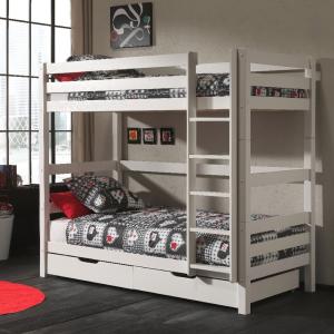 Vipack Pino Kids Bunk Bed in 3 Heights with Optional Trundl…