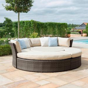 Maze Rattan Chelsea Lifestyle Suite with Glass Table -