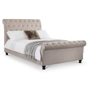 Julian Bowen Ravello Upholstered Bed with Deep Button Scrol…