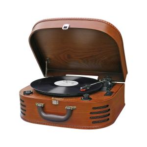 Roadstar Wooden Case Retro Record Player & Radio