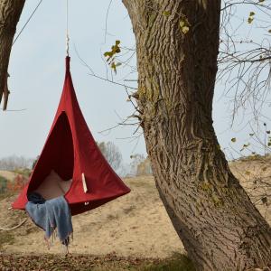 Bonsai Cacoon Kids Hanging Chair in Chili Red