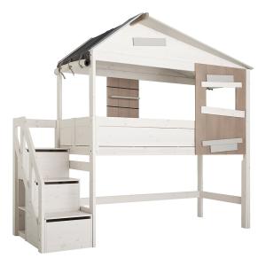 Lifetime The Hideout Mid Sleeper Luxury Kids Bed with Stora…