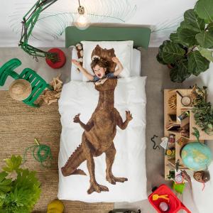 Snurk Childrens Dinosaur Duvet Bedding Set -