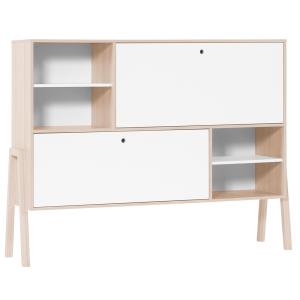 Vox Spot Sideboard with Shelves & 2 Cupboards in Acacia & W…