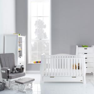 Obaby Stamford Luxe Cot Bed 5 Piece Nursery Furniture Set -