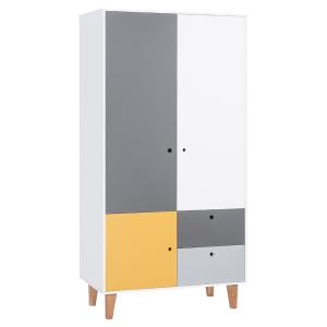 Vox Concept 2 Door Wardrobe in a Choice of 6 Colours -