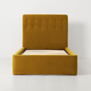 Swyft Bed 01 Mustard Velvet Bed in a Box - Single