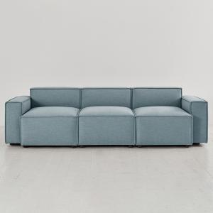 Swyft Sofa in a Box Model 03 Modular Linen 3 Seater Sofa -