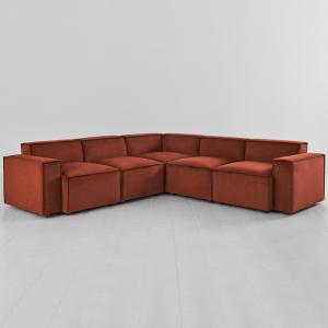 Swyft Sofa in a Box Model 03 Modular Velvet Corner Sofa -