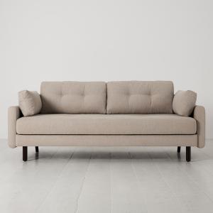 Swyft Sofa in a Box Model 04 Linen 3 Seat Sofa Bed